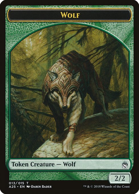 Wolf (Masters 25 Tokens #13)