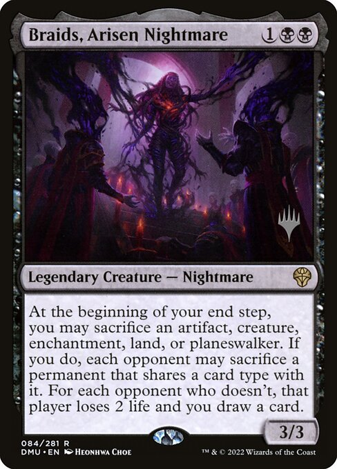 Braids, Arisen Nightmare (Dominaria United Promos #84p)