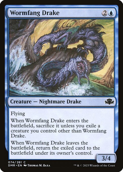 Wormfang Drake (Dominaria Remastered #74)