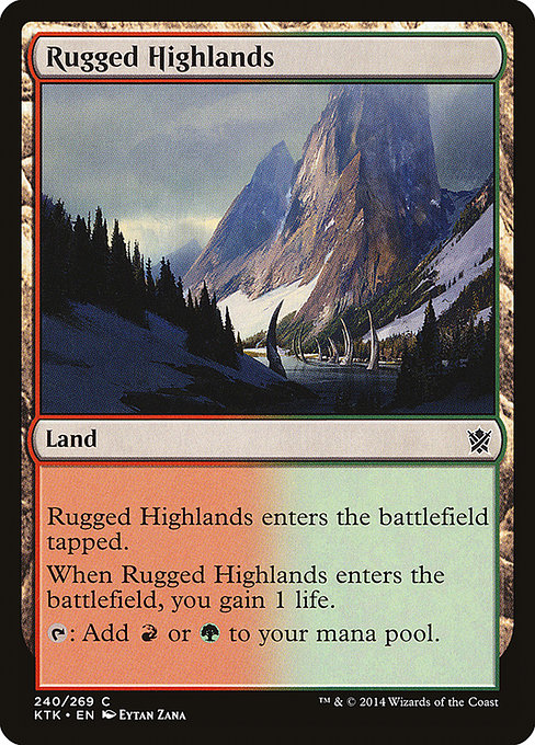 Rugged Highlands (Khans of Tarkir #240)