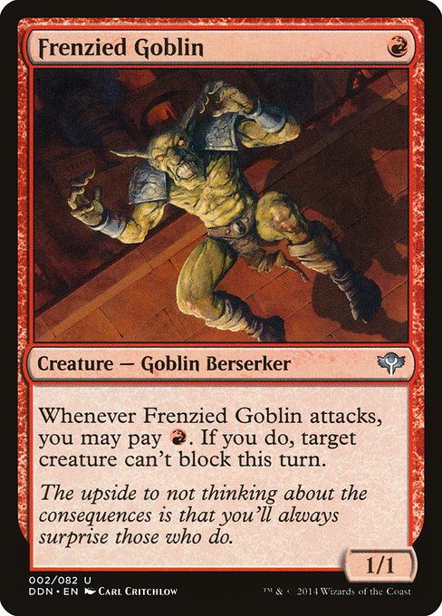 Frenzied Goblin (Duel Decks: Speed vs. Cunning #2)