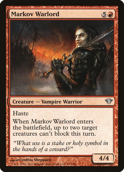 Seigneur de guerre Markov|Markov Warlord