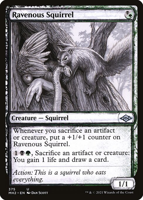 Ravenous Squirrel card image