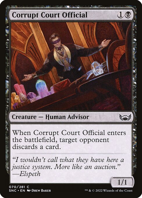 Corrupt Court Official card image