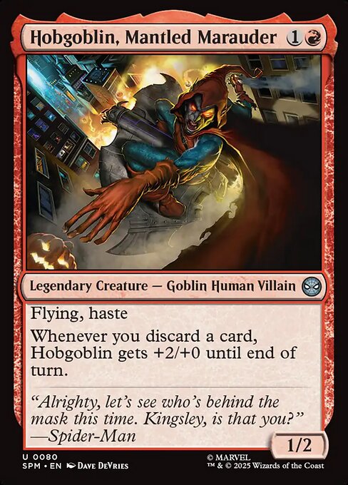 Hobgoblin, Mantled Marauder magic the gathering card art