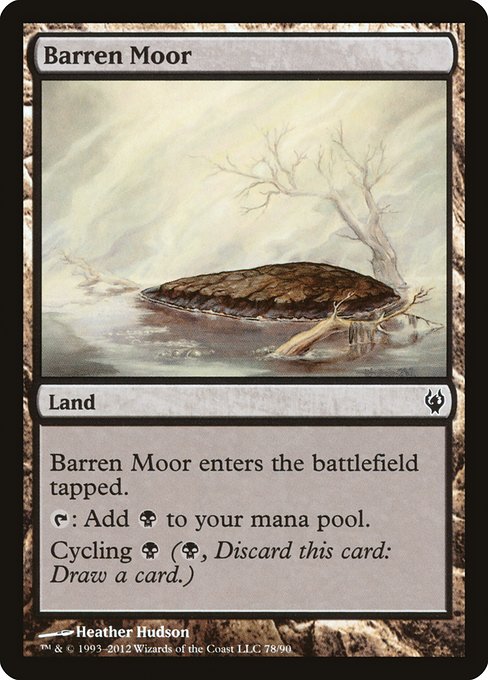 Barren Moor (Duel Decks: Izzet vs. Golgari #78)