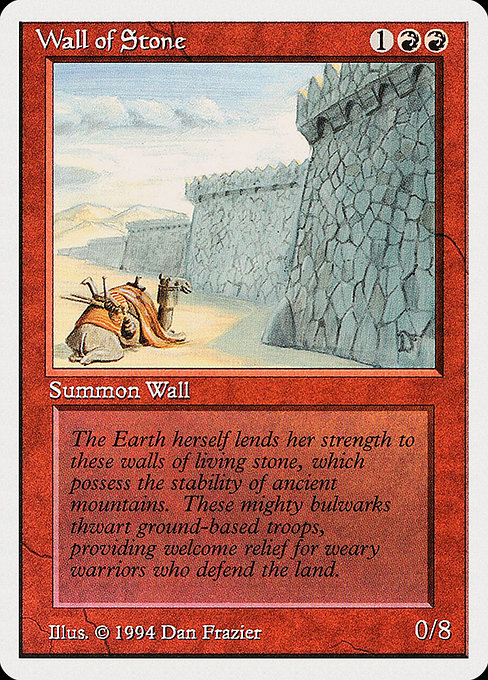 Mur de pierre|Wall of Stone