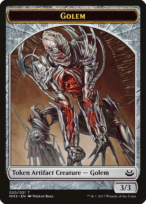 Golem (Modern Masters 2017 Tokens #20)