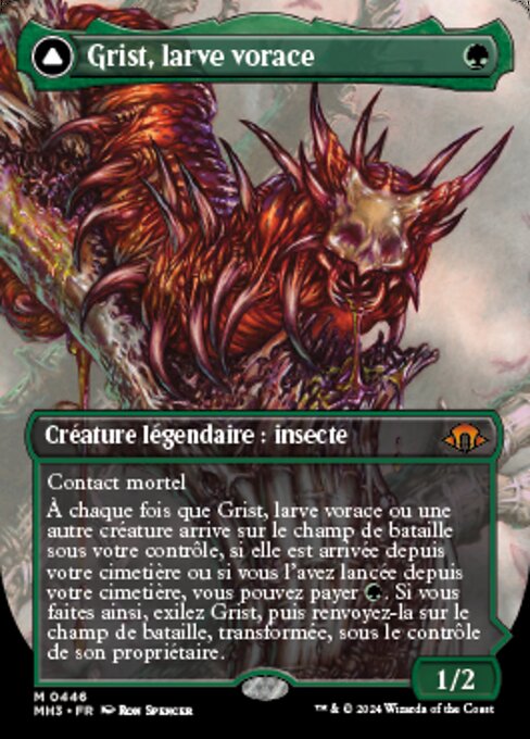 Grist, Voracious Larva // Grist, the Plague Swarm (Modern Horizons 3 #446)