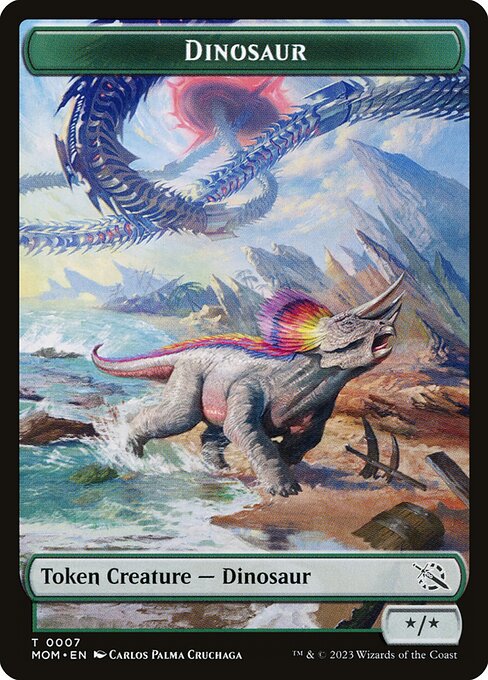 Dinosaur (March of the Machine Tokens #7)
