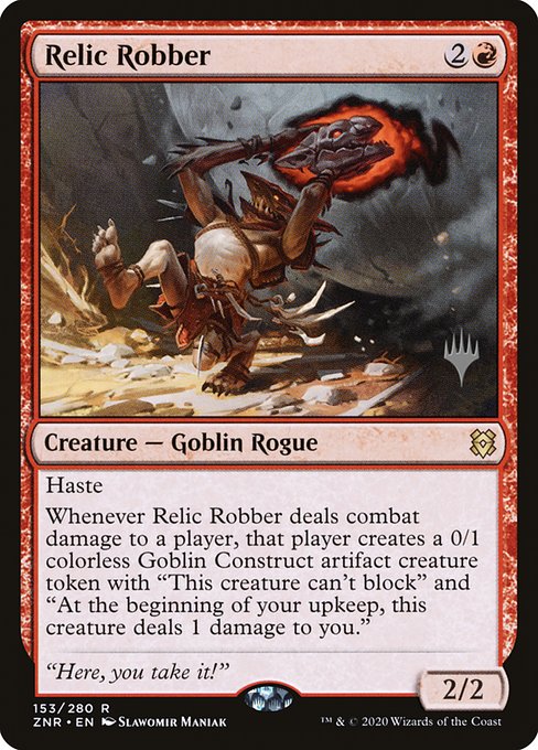 Relic Robber (Zendikar Rising Promos #153p)