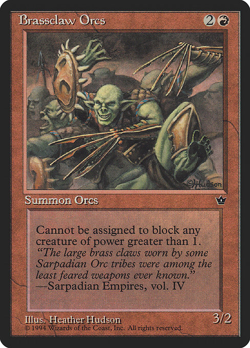 Brassclaw Orcs card image