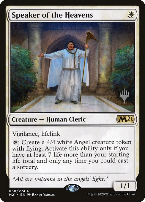 Speaker of the Heavens (Core Set 2021 Promos #38p)