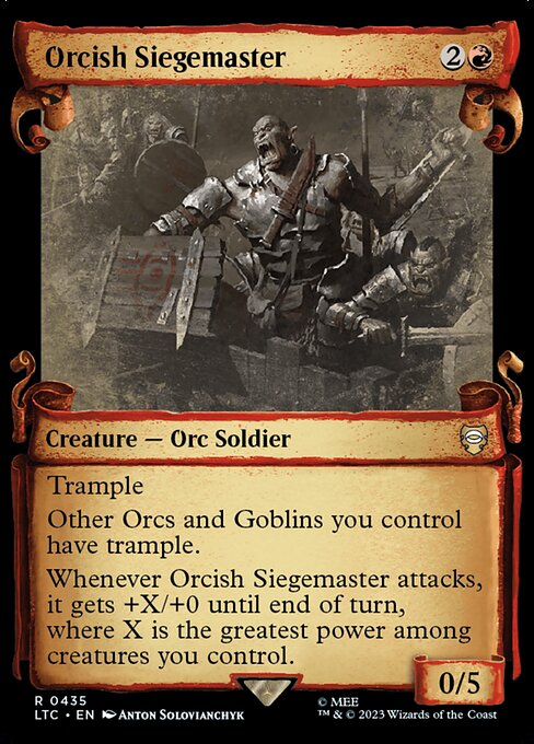 Orcish Siegemaster (Tales of Middle-earth Commander #435)
