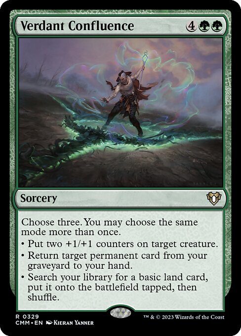 Verdant Confluence (Commander Masters #329)