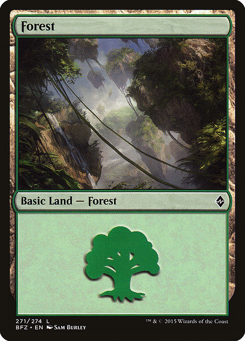 Forest (Battle for Zendikar #271a)