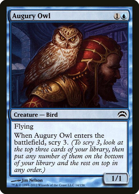 Augury Owl (Planechase 2012 #14)