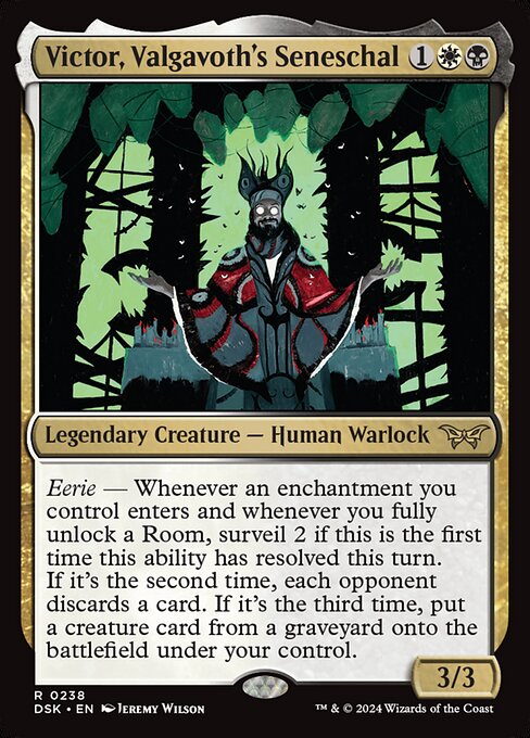 Victor, Valgavoth's Seneschal card