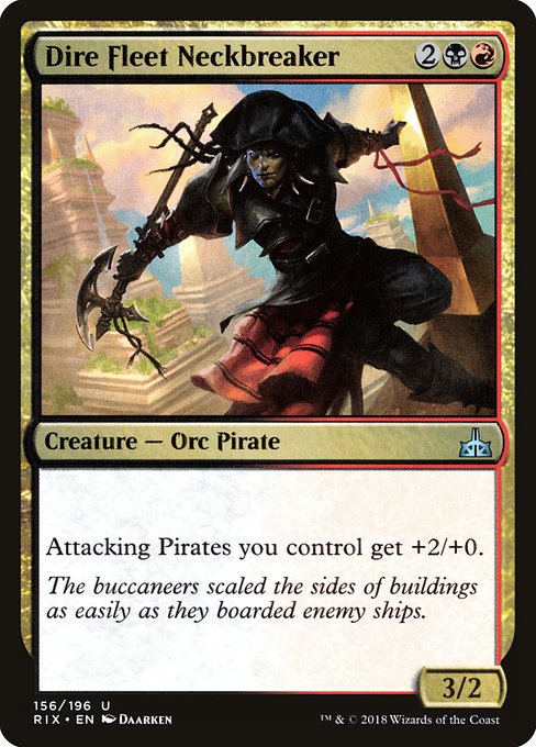 Dire Fleet Neckbreaker (Rivals of Ixalan #156)