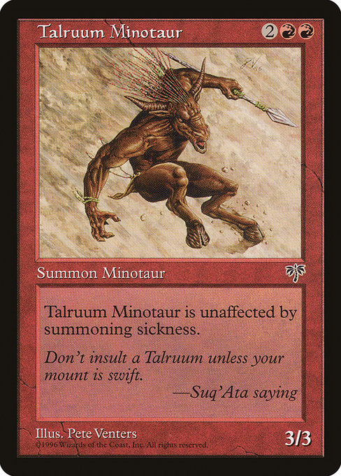 Talruum Minotaur card image