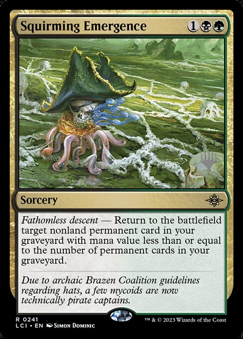 Squirming Emergence (The Lost Caverns of Ixalan Promos #241p)