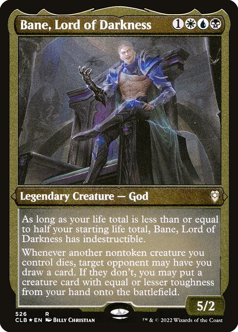 Bane, Lord of Darkness (Commander Legends: Battle for Baldur's Gate #526)