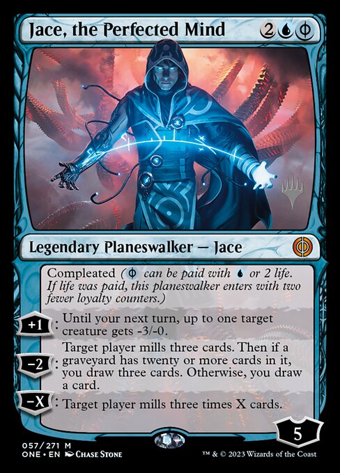 Jace, the Perfected Mind (Phyrexia: All Will Be One Promos #57p)