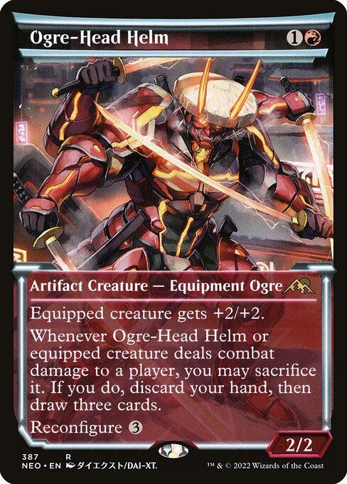 Ogre-Head Helm · Kamigawa: Neon Dynasty (NEO) #387 · Scryfall 