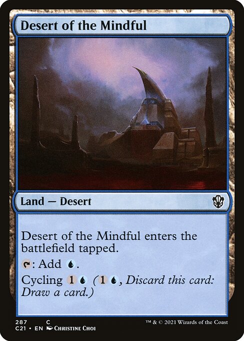 Desert of the Mindful (Commander 2021 #287)
