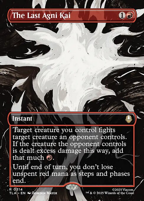 The Last Agni Kai magic the gathering card art