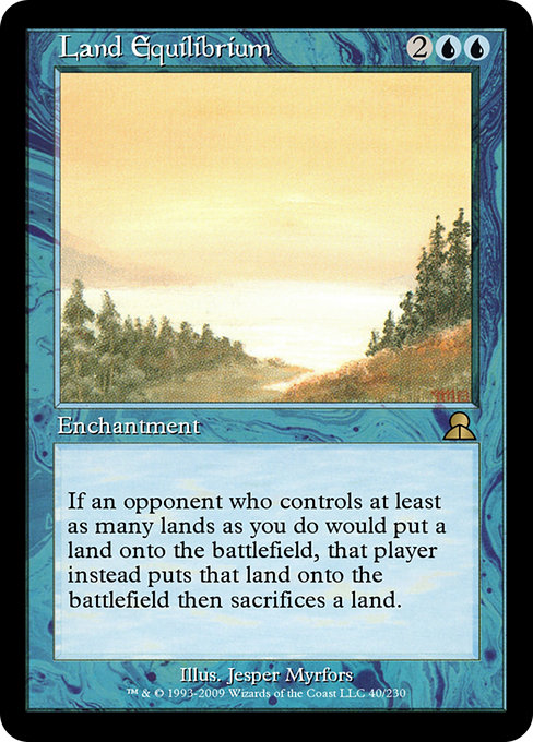 Land Equilibrium (Masters Edition III #40)