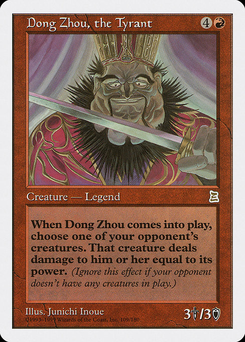 Dong Zhou, the Tyrant card image