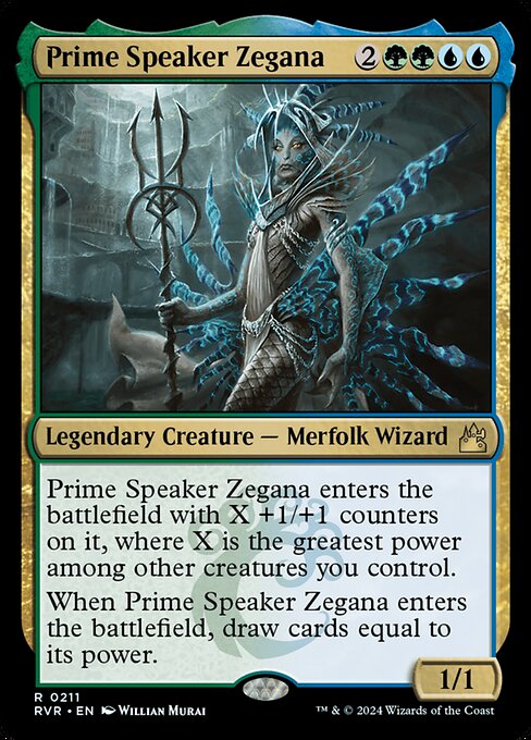 Prime Speaker Zegana (Ravnica Remastered #211)