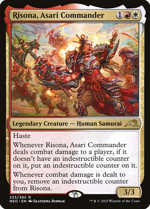 Risona, Asari Commander (Kamigawa: Neon Dynasty #233)