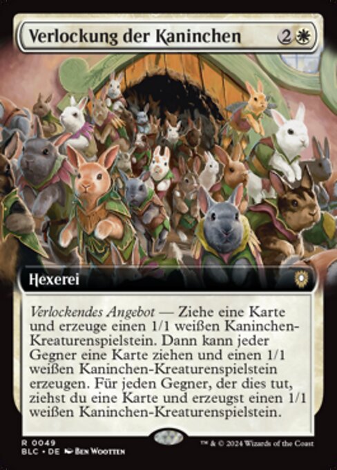 Tempt with Bunnies (Bloomburrow Commander #49)