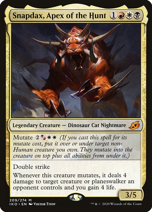 Snapdax, Apex of the Hunt (iko) 209 Snapdax, Apex of the Hunt (iko) 209