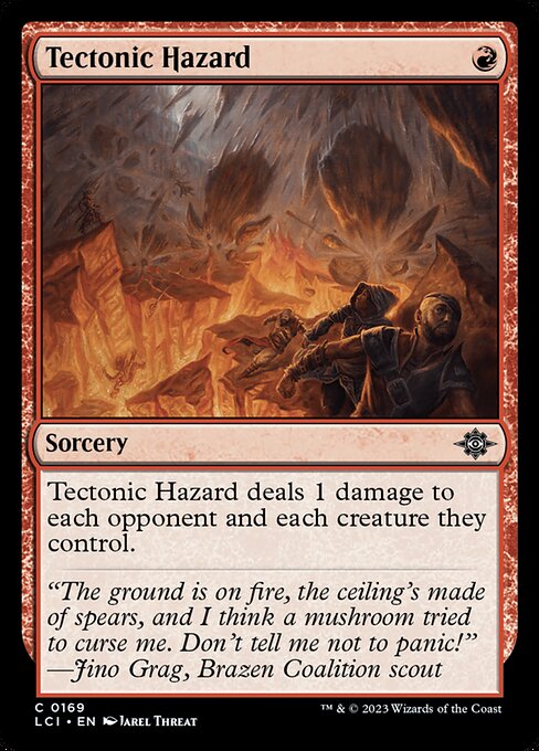 Tectonic Hazard (The Lost Caverns of Ixalan #169)