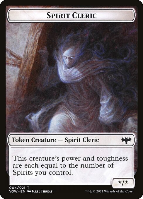 Spirit Cleric (Innistrad: Crimson Vow Tokens #4)