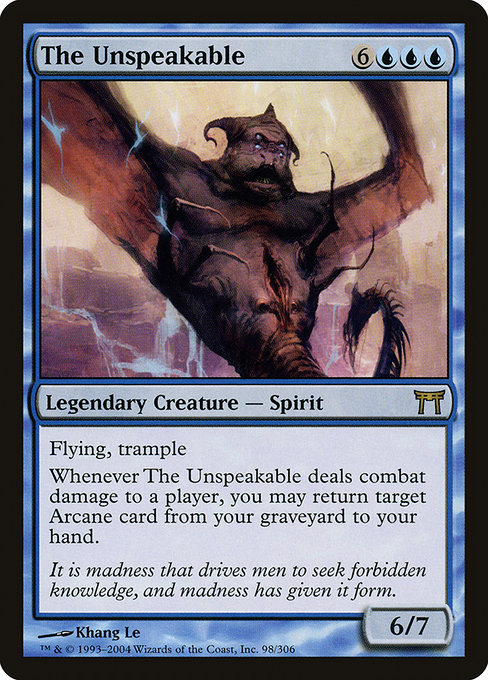 The Unspeakable card image
