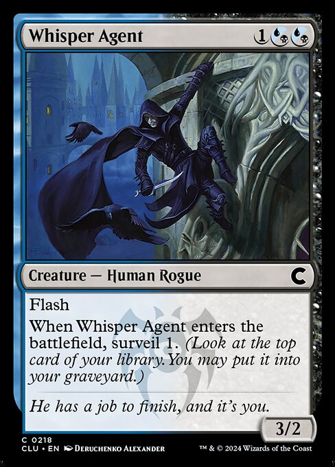 Whisper Agent (Ravnica: Clue Edition #218)