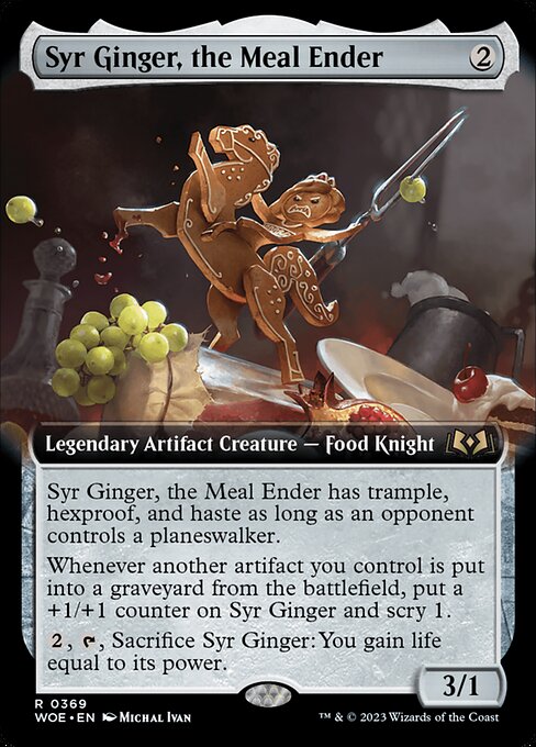 Syr Ginger, the Meal Ender (Extended Art)