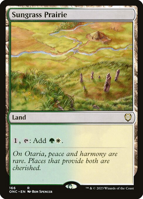 Sungrass Prairie (Phyrexia: All Will Be One Commander #166)