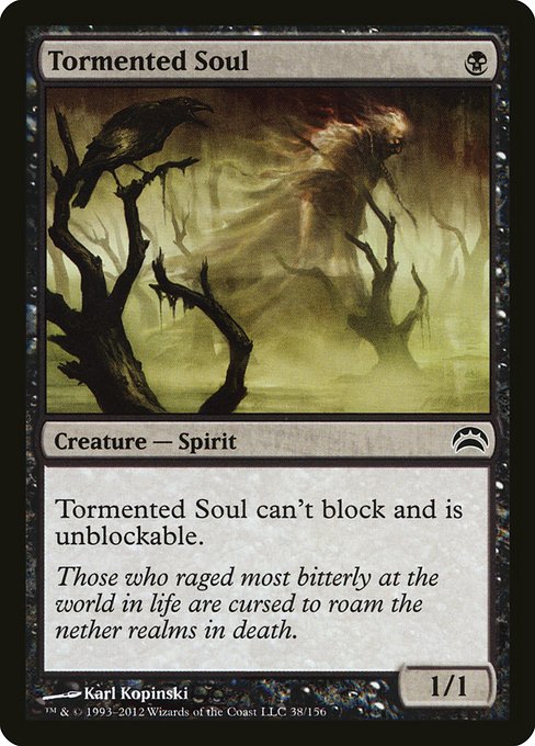 Tormented Soul (Planechase 2012 #38)