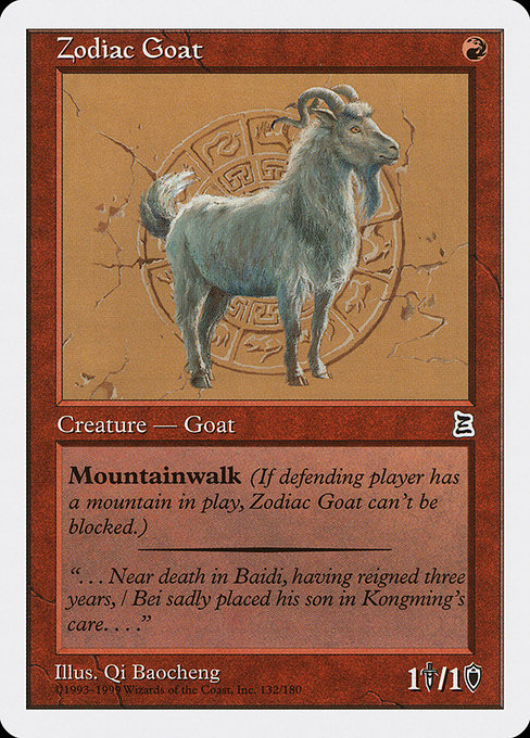 Zodiac Goat card image