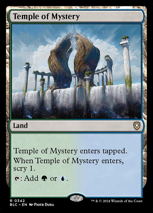 Temple du mystère (Bloomburrow Commander)