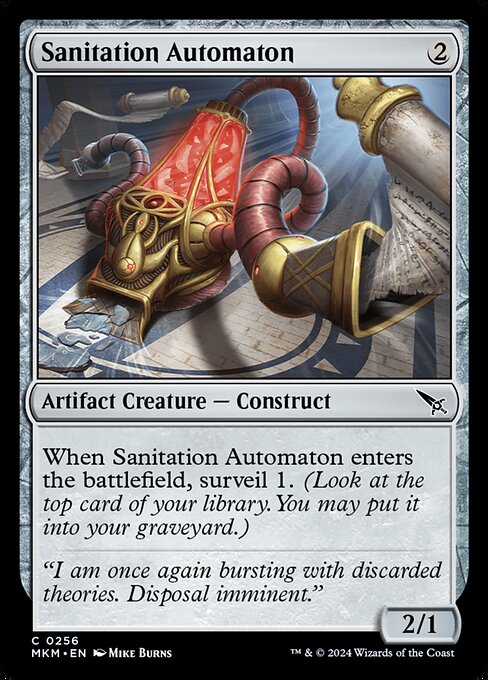 Sanitation Automaton card image