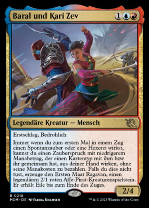 Baral and Kari Zev (March of the Machine #218)