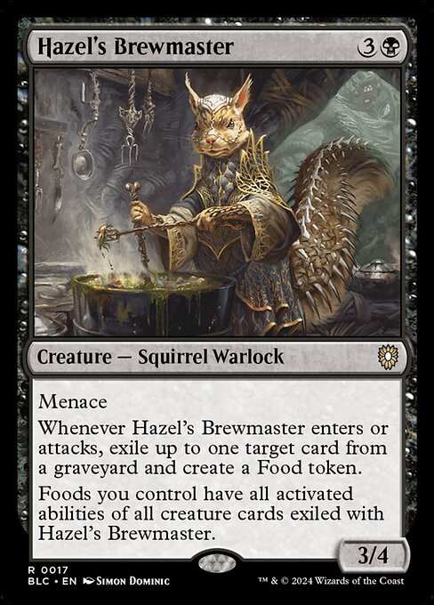 Hazel's Brewmaster (Bloomburrow Commander #17)