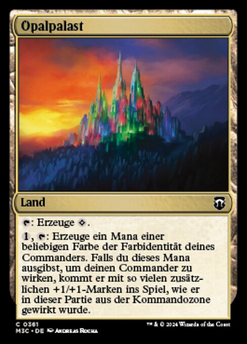 Opal Palace (Modern Horizons 3 Commander #361)