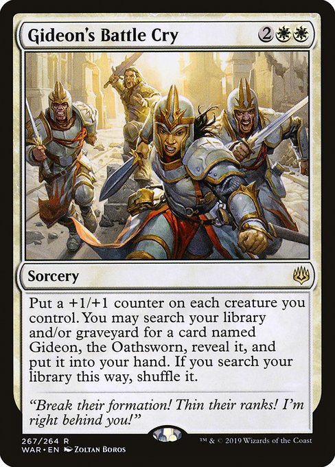 Gideon's Battle Cry card image